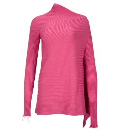 Marques ' Almeida PINK MERINO DRAPED JUMPER-Women Knitwear|Tops
