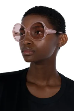 Marques ' Almeida PINK OVERSIZED SUNGLASSES- Accessories
