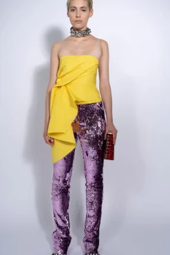 Marques ' Almeida SEQUINS BOOTCUT TROUSERS-Women Bottoms|Bottoms