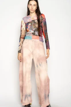 Marques ' Almeida TIE DYE BOYFRIEND TROUSERS-Women Bottoms|Bottoms