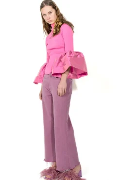 Marques ' Almeida TURTLENECK PUFF SLEEVE TOP-Women Tops
