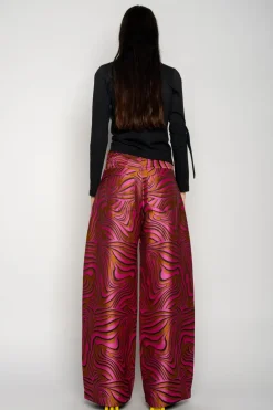 Marques ' Almeida ZEBRA BROCADE BOYFRIEND TROUSERS-Women Bottoms|Bottoms