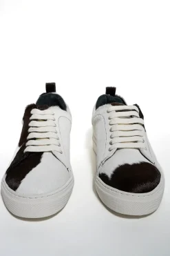 Marques ' Almeida PRE-OWNED / CLASSIC SNEAKER IN HAIR LEATHER- Shoes