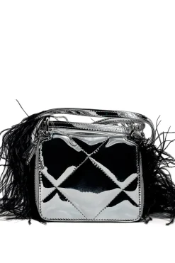 Marques ' Almeida PRE-OWNED / WALLET BAG WITH FEATHER STRAP- Accessories
