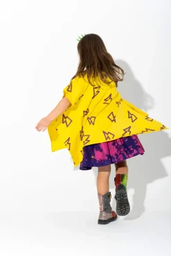 Marques ' Almeida PURPLE AND SPLATTERED FLEECE SKIRT-Kids Jersey|Bottoms