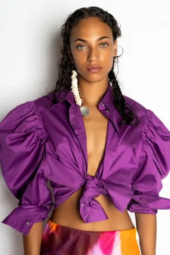 Marques ' Almeida BALLOON SLEEVE SHIRT-Women Tops|Tops