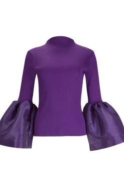 Marques ' Almeida TURTLENECK PUFF SLEEVE TOP-Women Tops
