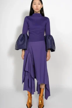 Marques ' Almeida TURTLENECK PUFF SLEEVE TOP-Women Tops