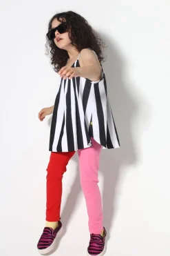 Marques ' Almeida RED AND PINK LEGGINGS-Kids Jersey|Bottoms