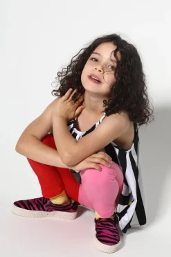 Marques ' Almeida RED AND PINK LEGGINGS-Kids Jersey|Bottoms