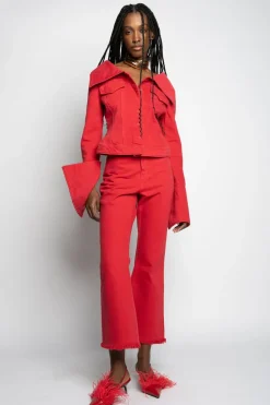 Marques ' Almeida CAPRI JEANS-Women Denim|Bottoms
