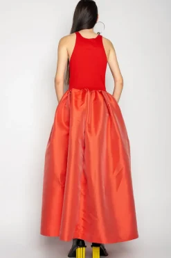 Marques ' Almeida DRESS WITH TANK TOP SCOOPED-Women Dresses