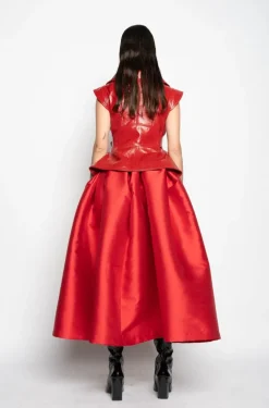 Marques ' Almeida LEATHER BIKER VEST-Women Outerwear|Tops