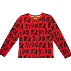 Marques ' Almeida LONG SLEEVE WITH M´A KIDS ALLOVER-Kids Tops|Jersey