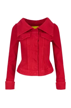 Marques ' Almeida OFF-SHOULDER COLLAR JACKET-Women Outerwear|Tops