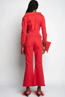 Marques ' Almeida OFF-SHOULDER COLLAR JACKET-Women Outerwear|Tops