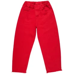 Marques ' Almeida PULL ON BAGGY TROUSERS WITH FRAYED EDGES-Kids Bottoms