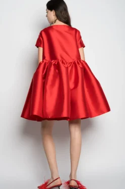 Marques ' Almeida SHORT CAP SLEEVE PUFF DRESS-Women Dresses|Dresses