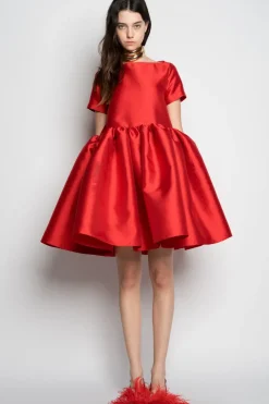 Marques ' Almeida SHORT CAP SLEEVE PUFF DRESS-Women Dresses|Dresses