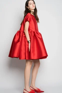 Marques ' Almeida SHORT CAP SLEEVE PUFF DRESS-Women Dresses|Dresses
