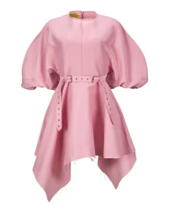 Marques ' Almeida SILK TAFFETA BALLOON SLEEVE DRESS-Women Dresses|Dresses