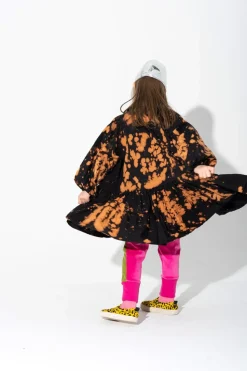 Marques ' Almeida SPLATTERED GATHERED DRESS-Kids Dresses