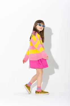 Marques ' Almeida STRIPE CREW NECK KNIT JUMPER-Kids Knitwear|Tops