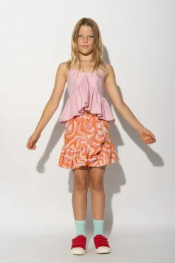 Marques ' Almeida TERRY WAVY PRINT SHORT SKIRT-Kids Bottoms