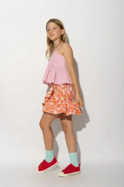 Marques ' Almeida TERRY WAVY PRINT SHORT SKIRT-Kids Bottoms