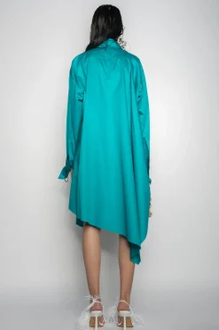 Marques ' Almeida ASYMMETRIC OVERSIZE SHIRT DRESS-Women Dresses|Dresses