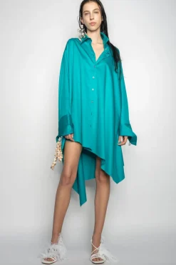 Marques ' Almeida ASYMMETRIC OVERSIZE SHIRT DRESS-Women Dresses|Dresses