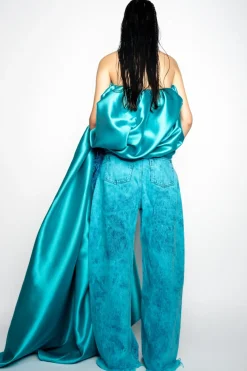 Marques ' Almeida DENIM BOYFRIENDS TROUSERS-Women Bottoms|Denim