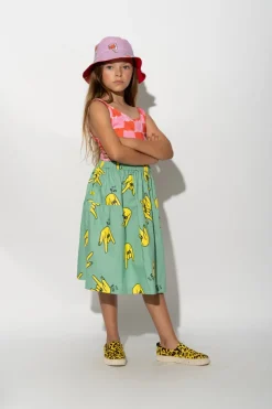Marques ' Almeida HANDS PRINT GATHERED SKIRT-Kids Bottoms