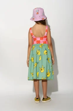 Marques ' Almeida HANDS PRINT GATHERED SKIRT-Kids Bottoms