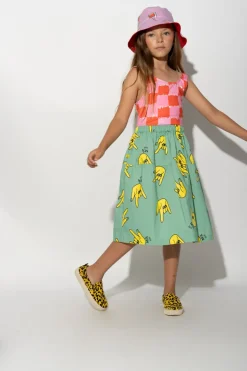 Marques ' Almeida HANDS PRINT GATHERED SKIRT-Kids Bottoms