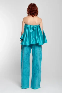 Marques ' Almeida PLEATED STRAPLESS TOP-Women Tops|Tops