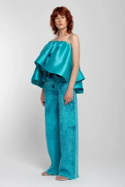 Marques ' Almeida PLEATED STRAPLESS TOP-Women Tops|Tops