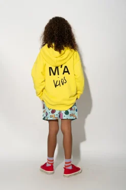 Marques ' Almeida SQUIGGLE PRINT SWIM SHORT-Kids Swimwear|Jersey