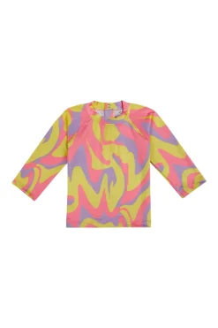 Marques ' Almeida WAVY PRINT LONG SLEEVE TOP-Kids Jersey|Tops
