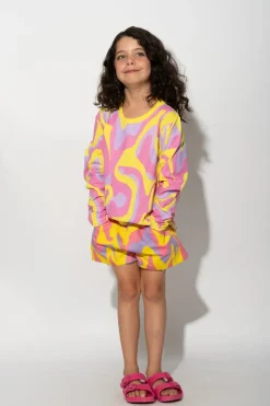 Marques ' Almeida WAVY PRINT SHORTS-Kids Bottoms