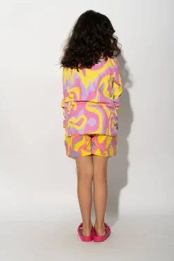 Marques ' Almeida WAVY PRINT SHORTS-Kids Bottoms