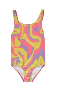 Marques ' Almeida WAVY PRINT SWIMSUIT-Kids Swimwear