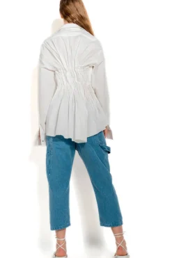 Marques ' Almeida CINCHED PLEATED SHIRT-Women Tops
