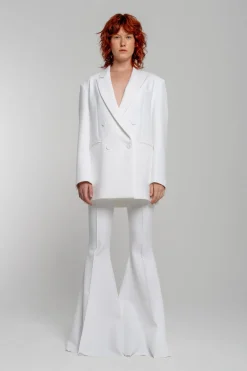 Marques ' Almeida EXTREME FLARE TROUSERS- Bridal
