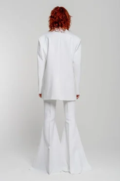 Marques ' Almeida EXTREME FLARE TROUSERS- Bridal
