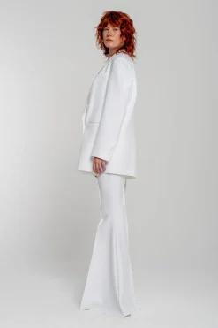 Marques ' Almeida EXTREME FLARE TROUSERS- Bridal
