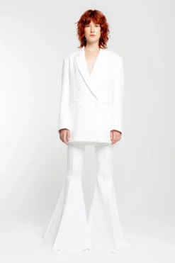 Marques ' Almeida EXTREME FLARE TROUSERS- Bridal