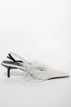 Marques ' Almeida FEATHER SLING BACKS- Shoes|Bridal