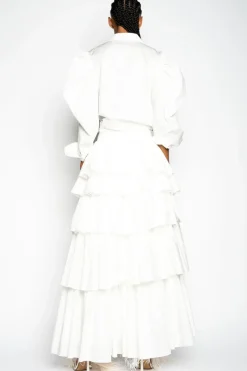 Marques ' Almeida FRILL BAIANA SKIRT-Women Bottoms