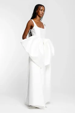 Marques ' Almeida FRONT BOW TOP- Bridal